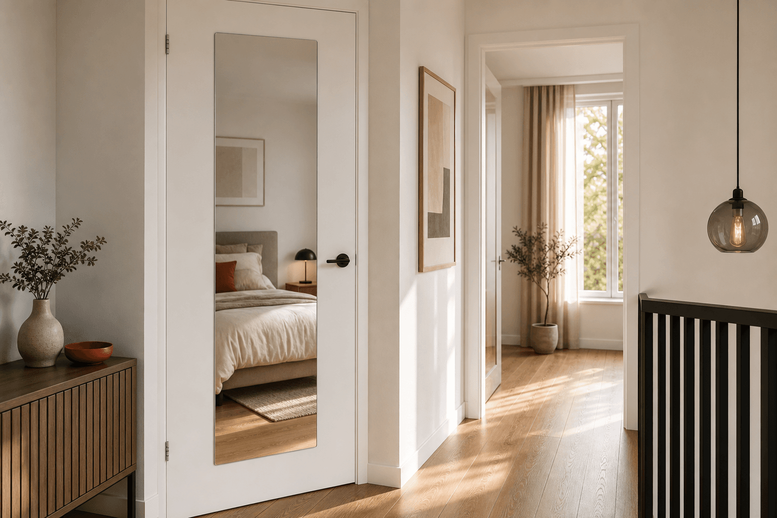 Kilamy spiegel in rustig interieur